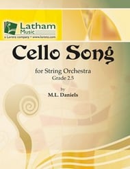 Cello Song Orchestra sheet music cover Thumbnail